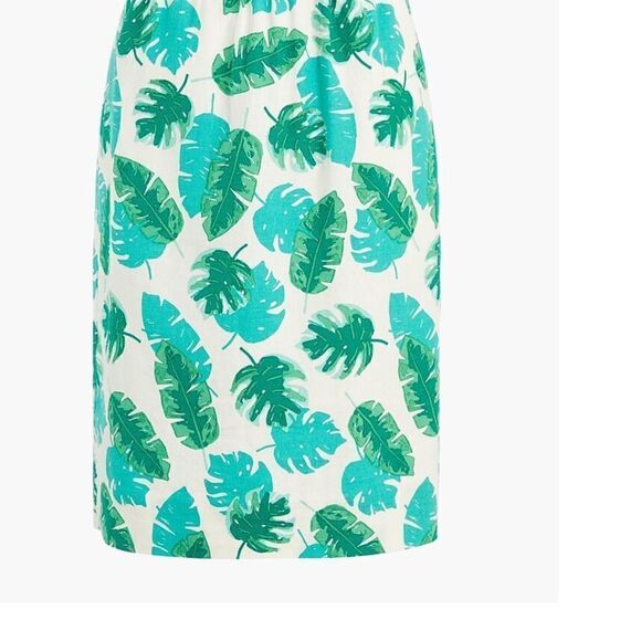 NWT J. Crew linen blend fully lined skirt Small - Picture 3 of 10
